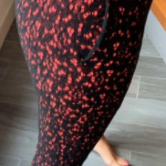 7/8 Pants Sandro lace fushia and black - Picture 5 of 7